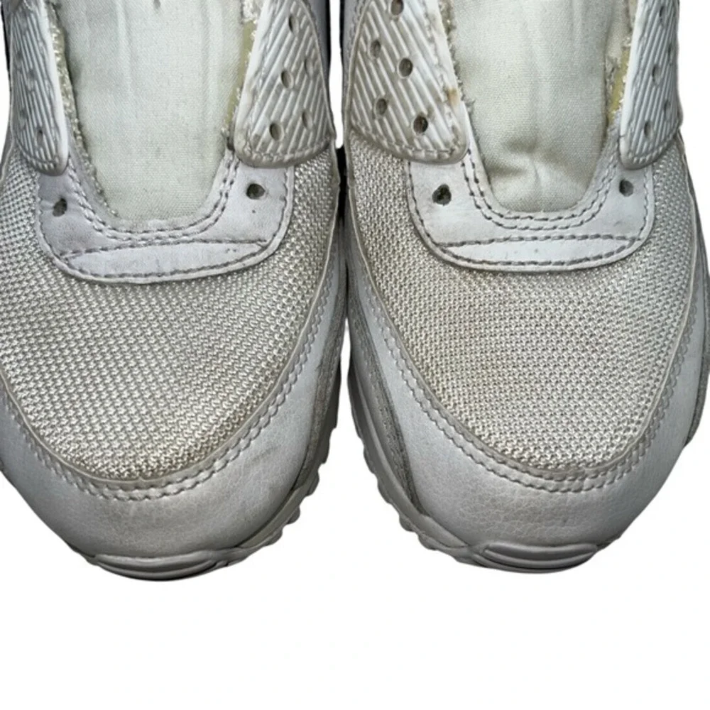 Nike Air Max 90‎ Womens 7.5 White Black Casual Sneakers Athletic Shoes